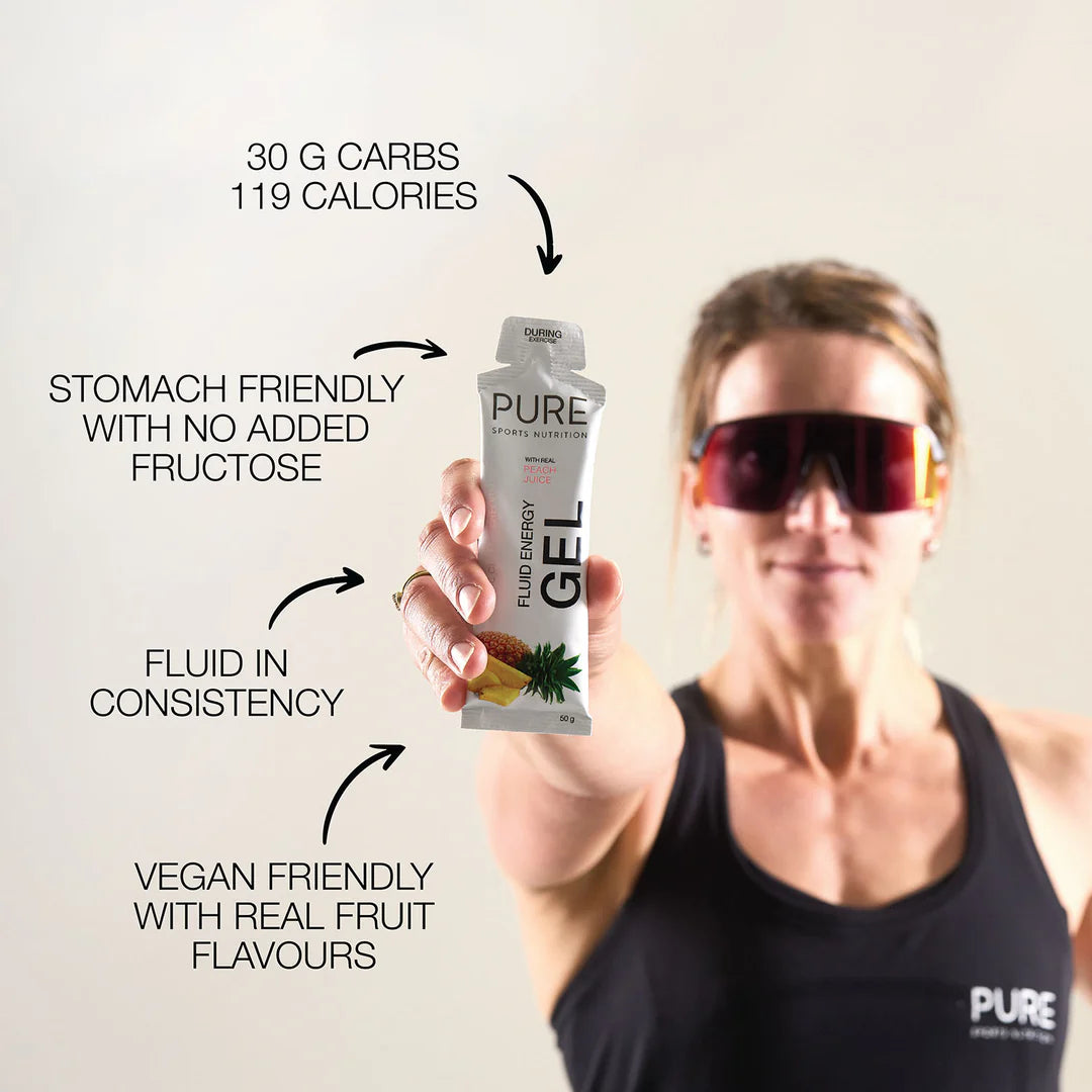 PURE Fluid Energy Gel - Lemon Lime + Caffeine