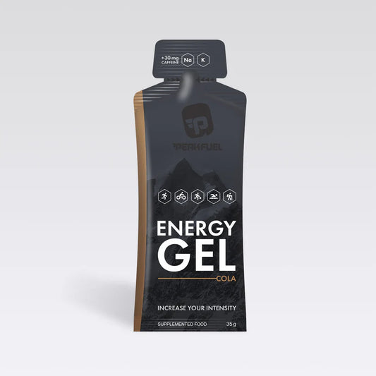 PEAKFUEL Cola 35g Energy Gels + 30mg