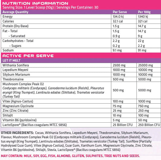 BALANCE CHOCOLATE ELIXIR - WOMEN'S FORMULA
