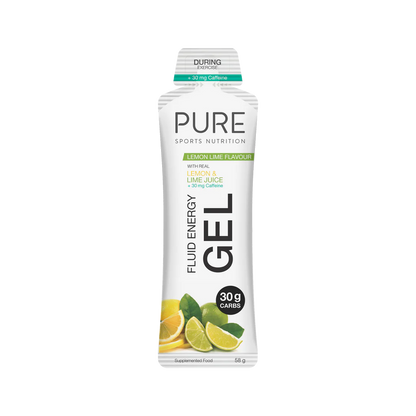 PURE Fluid Energy Gel - Lemon Lime + Caffeine