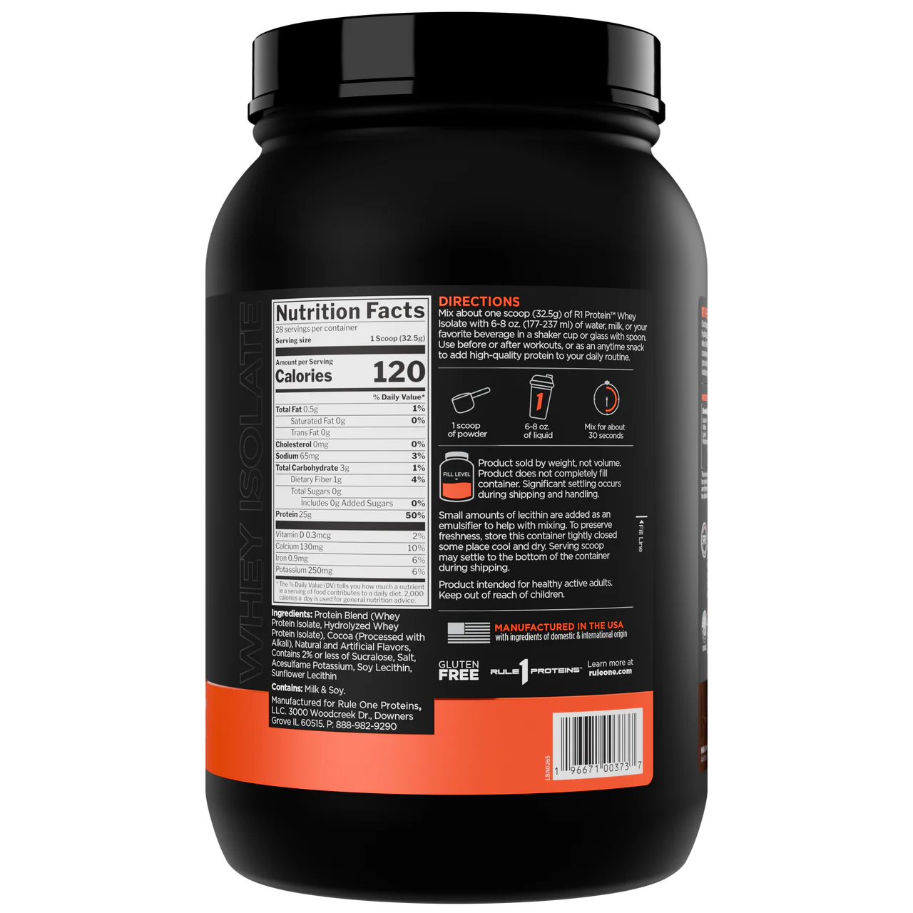 Rule 1 Protein Whey Isolate